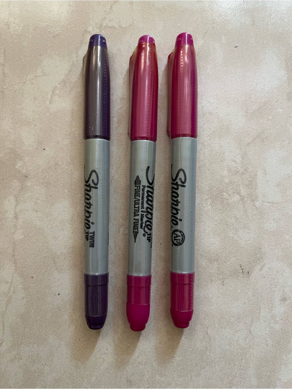 Sharpie Twin Tip Markers - Pink and Purple